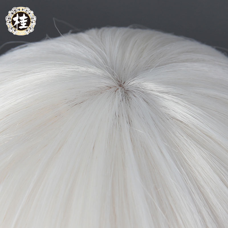 Uwowo Nier: Automata 2B Cosplay Wig 30cm Milky white Short Hair - Uwowo Cosplay