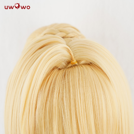UWOWO Fate Grand Order Nero 35cm long Gold Lace None Cosplay Wig - Uwowo Cosplay