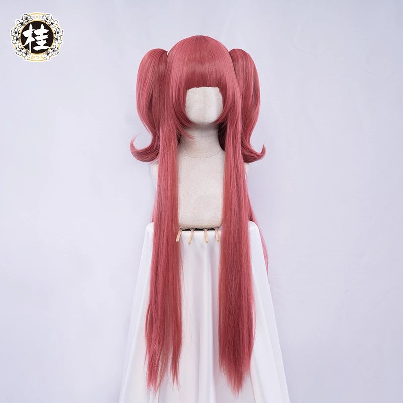 Uwowo Anime Kakegurui Cosplay Wig Yumemite Yumemi Wig 90cm Hair Ponytail - Uwowo Cosplay