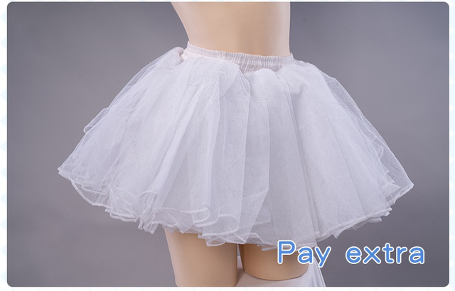 Uwowo Plus Size Game Nekopara vol.4 Vanilla Maid Dress Cosplay Costume Cute Blue Dress - Uwowo Cosplay