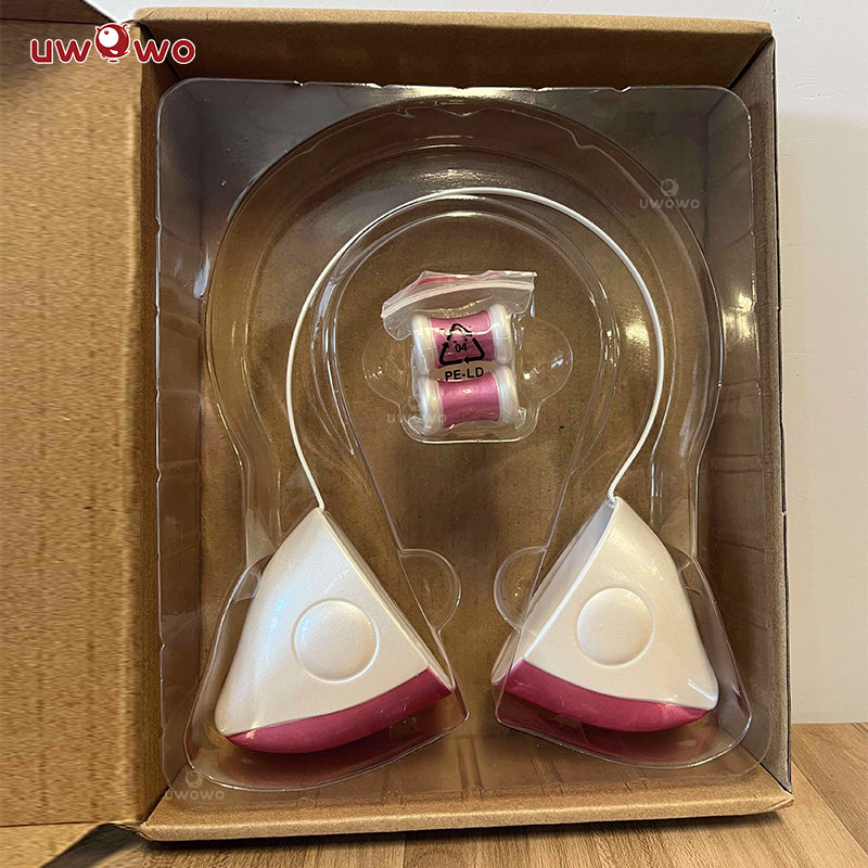 Uwowo Anime/Manga Chobits Chii Lolita Pink Bow Clamp Cosplay Costume - Uwowo Cosplay