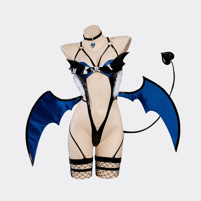 Uwowo Genshin Impact Fanart Succubus Ganyu 18+ Halloween Cosplay Costume - Uwowo Cosplay