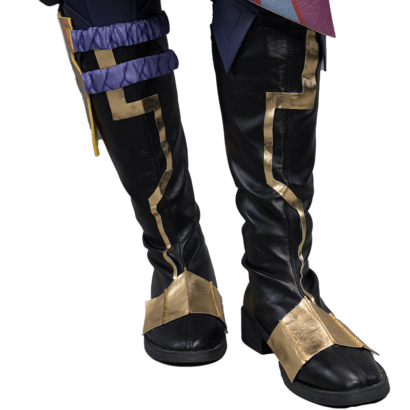 Uwowo Genshin Impact Xiao Yaksha Cosplay Shoes Male Cosplay Xiao Boots With Decoration - Uwowo Cosplay