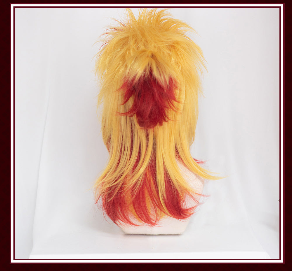 Uwowo Demon Slayer: Kimetsu no Yaiba Rengoku Kyoujurou Cosplay Wig 48cm - Uwowo Cosplay