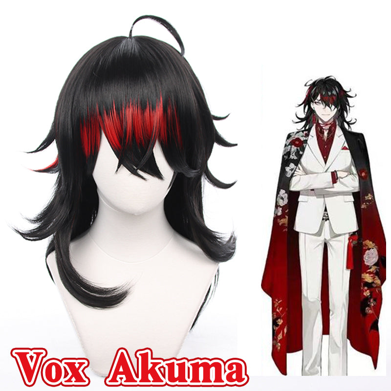 【Pre-sale】Uwowo Vtuber NIJISANJI Cosplay Wig Vtuber Vox Wig Vox Akuma Cosplay Wig - Uwowo Cosplay