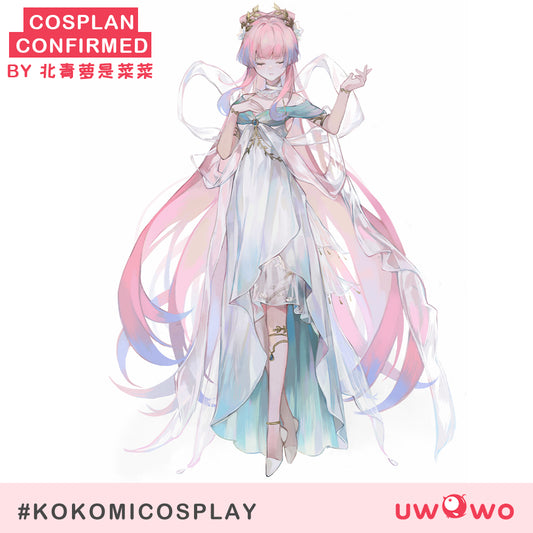 【Confirmed】 Uwowo Genshin Impact Fanart Kokomi Muse Goddess Gown Cosplay Costume