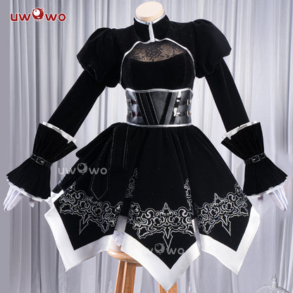 【Special Discount】Uwowo NieR:Automata A2 Past Number Two YoRHa: Pearl Harbor Descent Record Cosplay Costume