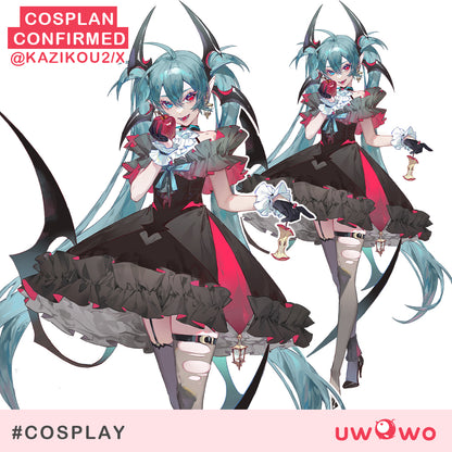 【Clearance Sale】[Last Batch]【In Stock】Uwowo V Singer Blood Fanart Devil Halloween Cosplay Costume
