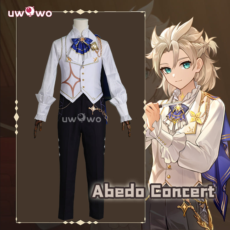 Uwowo Collab series: Game Genshin Impact Albedo Concert Cosplay Costume