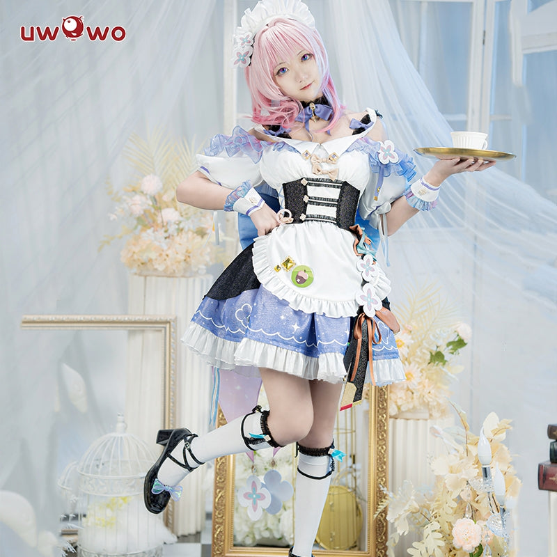 Exclusive Uwowo Honkai Star Rail Fanart March 7th Maid Cosplay Costume