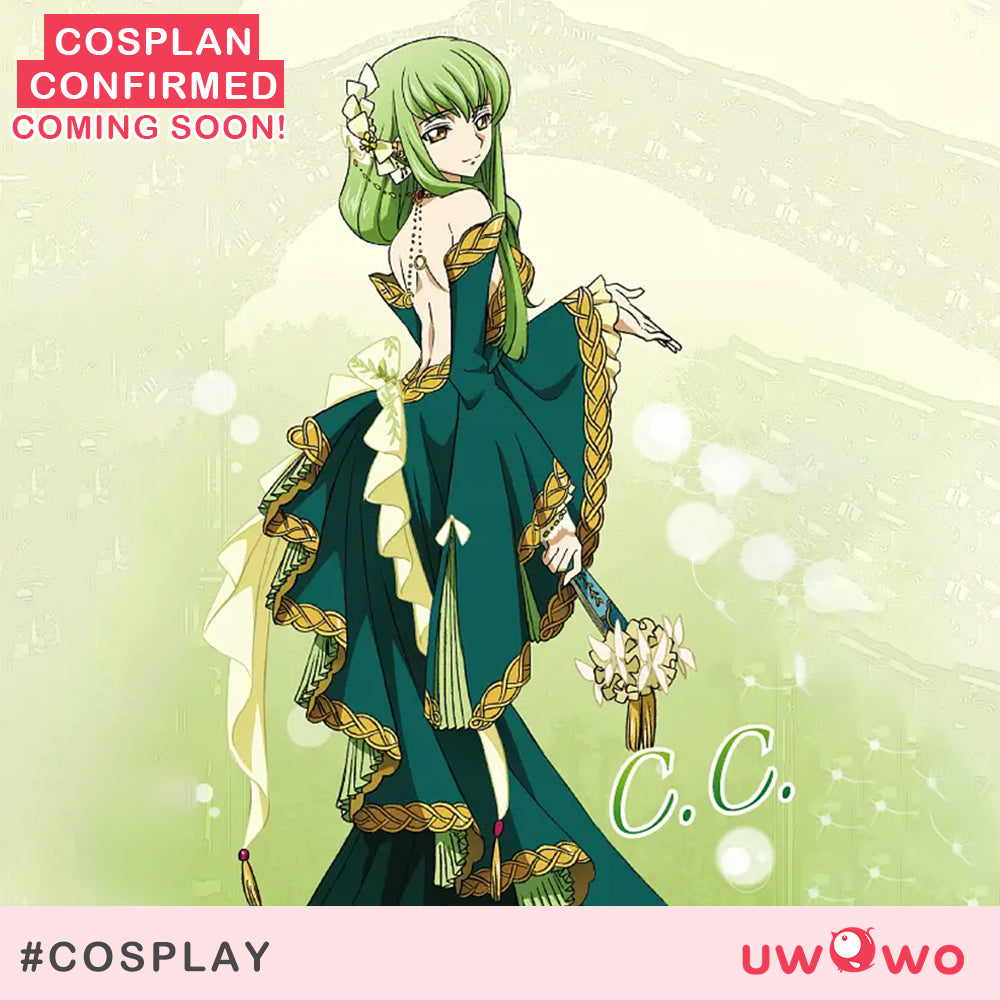 【Confirmed】Uwowo Code Geass: C.C. CC Court Style Gown Cosplay Costume