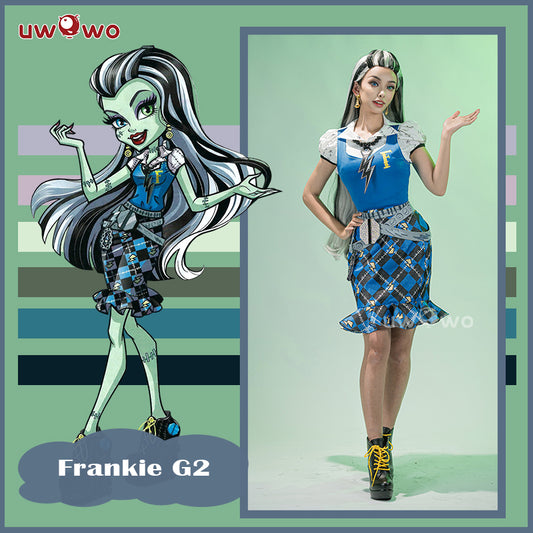 【Pre-sale】Uwowo Monster High Frankie Stein G2 Dress Cosplay Costume