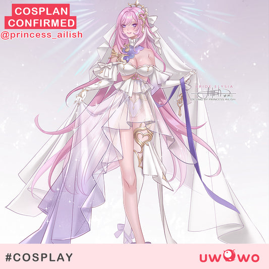 【Confirmed】Uwowo Honkai Impact 3: Elysia Bride Fanart Cosplay Costume