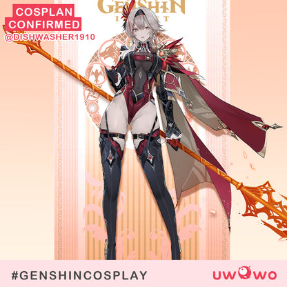 [Last Batch]【In Stock】Uwowo Genshin Impact Fanart Eula Alter Pyro Cosplay Costume