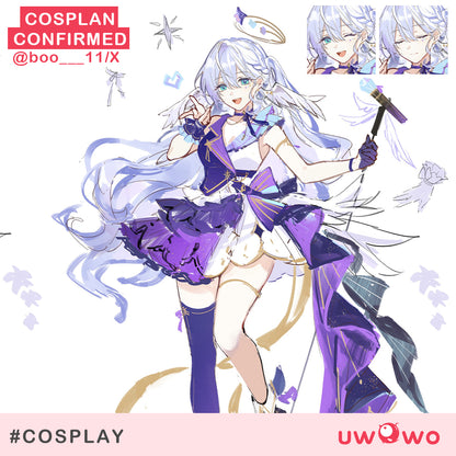 【Clearance Sale】[Last Batch]【In Stock】Uwowo Game Honkai Star Rail Fanart Robin Idol Performance Cosplay Costume