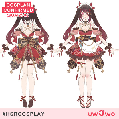 【Clearance Sale】[Last Batch]【In Stock】Uwowo Game Honkai Star Rail Sparkle Maid Cosplay Costume
