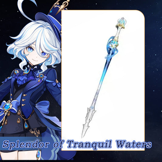 Uwowo Game Genshin Impact Cosplay Props Furina Weapon Spenlder Of Tranquil Waters Final Judgment of Tears - Uwowo Cosplay