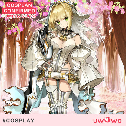 [Last Batch] INSTOCK-Uwowo Game Fate/Grand Order FGO Nero Claudius Bride Stage 2 Cosplay Costume