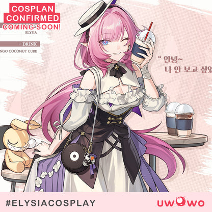 [Last Batch]【In Stock】Uwowo Game Honkai Impact 3: Elysia Sweet Memories Collab Dress Cosplay Costumes