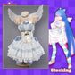 Uwowo Anime Panty & Stocking with Garterbelt Stocking Angel Cosplay Costume