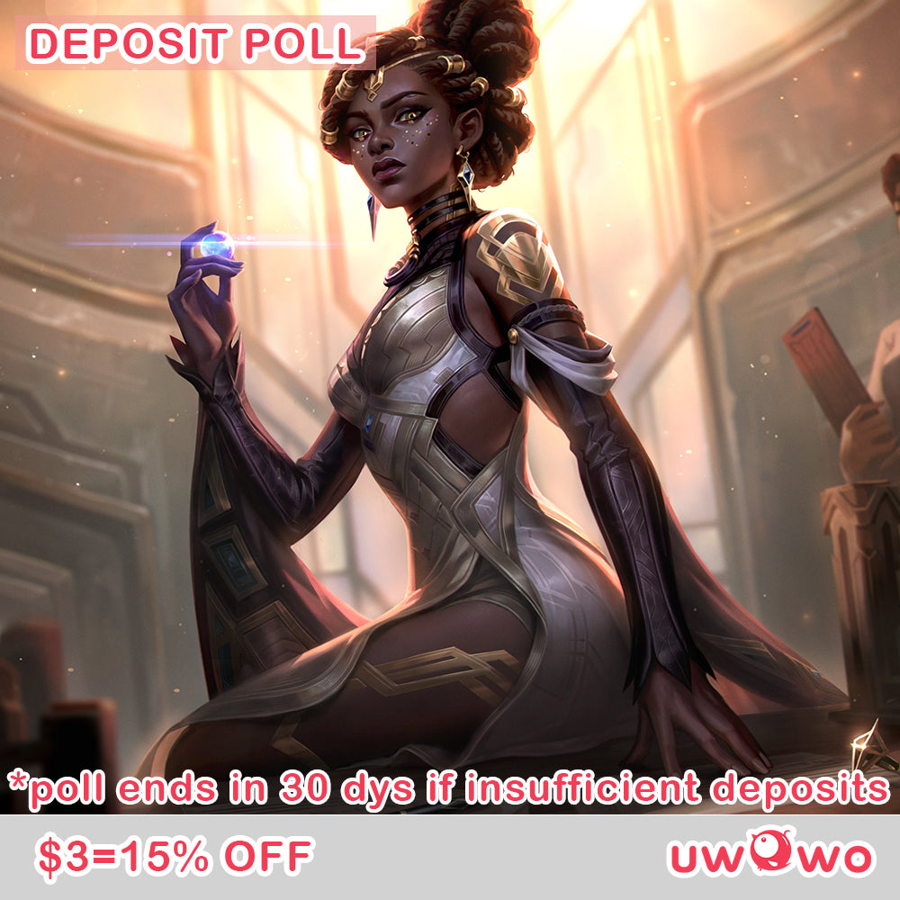 Uwowo Deposit Poll - League of Legends/LOL: Arcane Mel Medarda Cosplay Costume