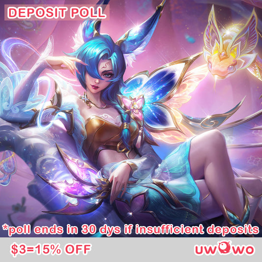 Uwowo Deposit Poll - League of Legends/LOL Prestige Select Celestial Embroidery Xayah Wild Rift Cosplay Costume