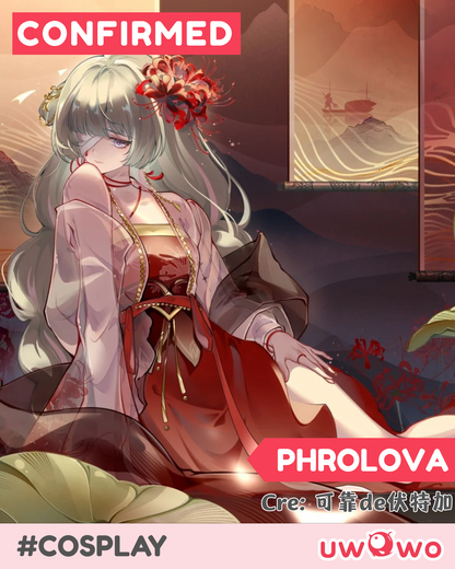 Uwowo Game Phrolova Chinese Hanfu Style Fanart Wuthering Waves WuWa Cosplay Costume