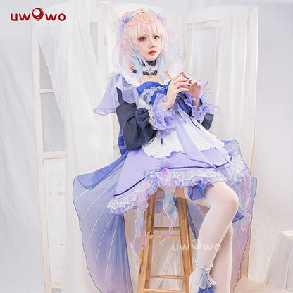 [Last Batch]【Special Discount】【In Stock】Exclusive Uwowo Genshin Impact Fanart Kokomi Maid Ver Cosplay Costume