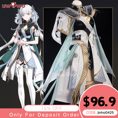 【In Stock】Uwowo Game Wuthering Waves Jinhsi Cosplay Costume