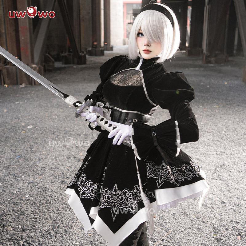 【Pre-sale】Uwowo NieR:Automata A2 Past Number Two YoRHa: Pearl Harbor Descent Record Cosplay Costume