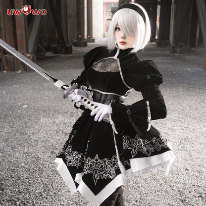 【Special Discount】Uwowo NieR:Automata A2 Past Number Two YoRHa: Pearl Harbor Descent Record Cosplay Costume