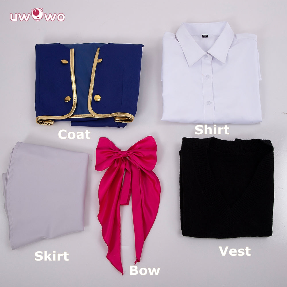 Uwowo Collab Series: Anime Oshi no Ko Cosplay Ruby Hoshino Cosplay Arima Kana Costume School Uniform Dress