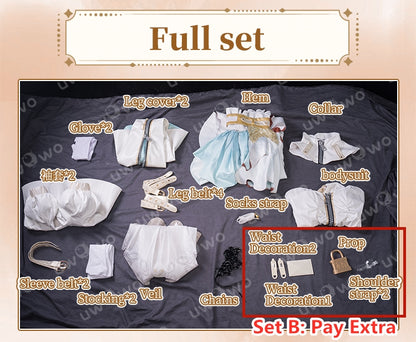 [Last Batch] INSTOCK-Uwowo Game Fate/Grand Order FGO Nero Claudius Bride Stage 2 Cosplay Costume