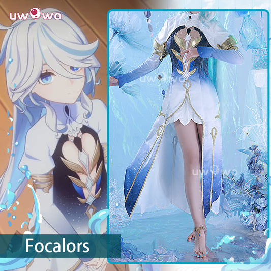 Uwowo Collab Series: Genshin Impact Fontaine Focalors Hydro Archon Cospaly Costume