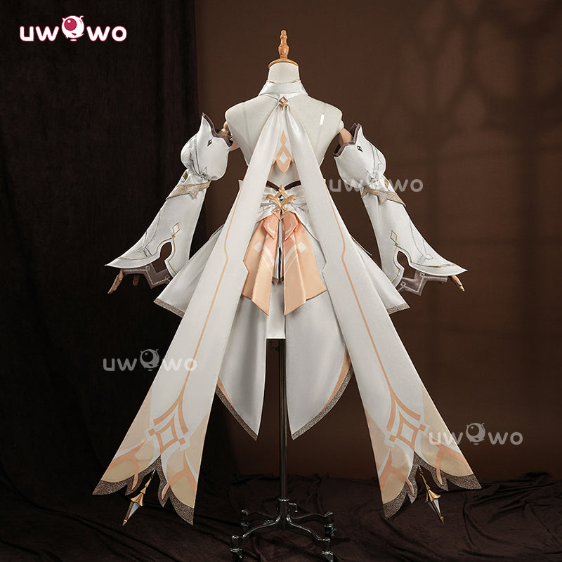 Uwowo Collab Series: Genshin Impact Lumine Traveler Skin As Heaven and Earth Are Made Anew Cosplay Cosutme XS-2XL