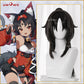 【Pre-sale】Uwowo Game Zenless Zone Zero/ZZZ Nekomata Nekomiya Mana Cosplay Wig  Long Dark Brown Hair