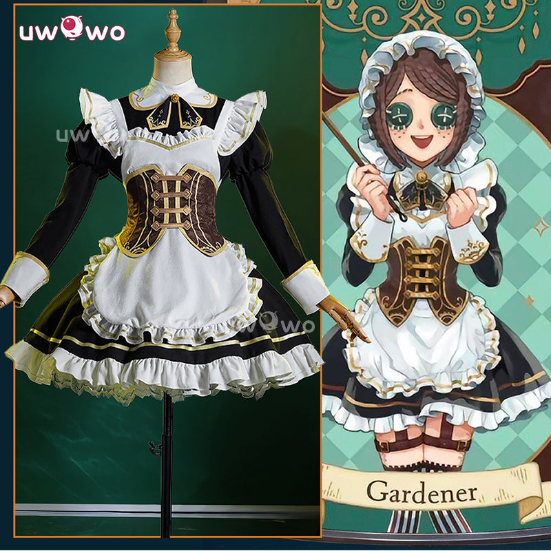 Uwowo Collab Series Game Identity V Gardener Emma Woods Steampunk Maid Cosplay Costume