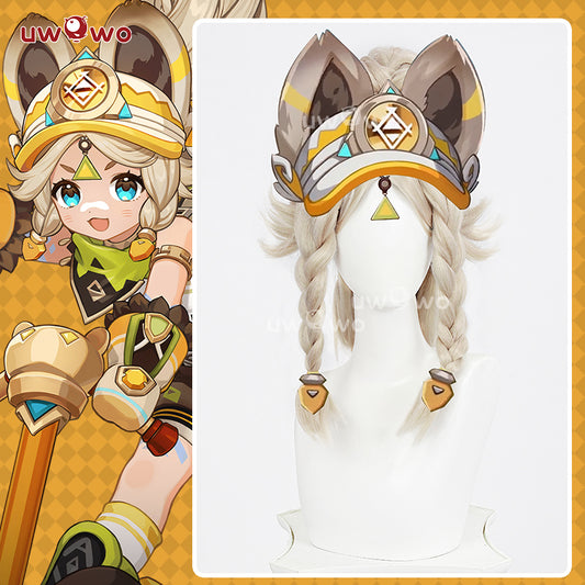 【Pre-sale】Uwowo Genshin Impact Natlan Kachina Cosplay Wig Long Brown Hair