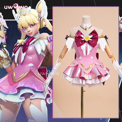 Uwowo Collab Series: Overwatch 2 Juno DokiWatch Magical Girls Leather ver. Cosplay Costume XS-2XL