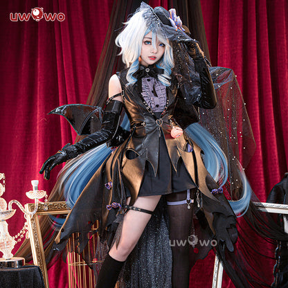 [Last Batch]【In Stock】Exclusive Uwowo Genshin Impact Fanart Furina Little Devil Vampire Halloween Cosplay Costume