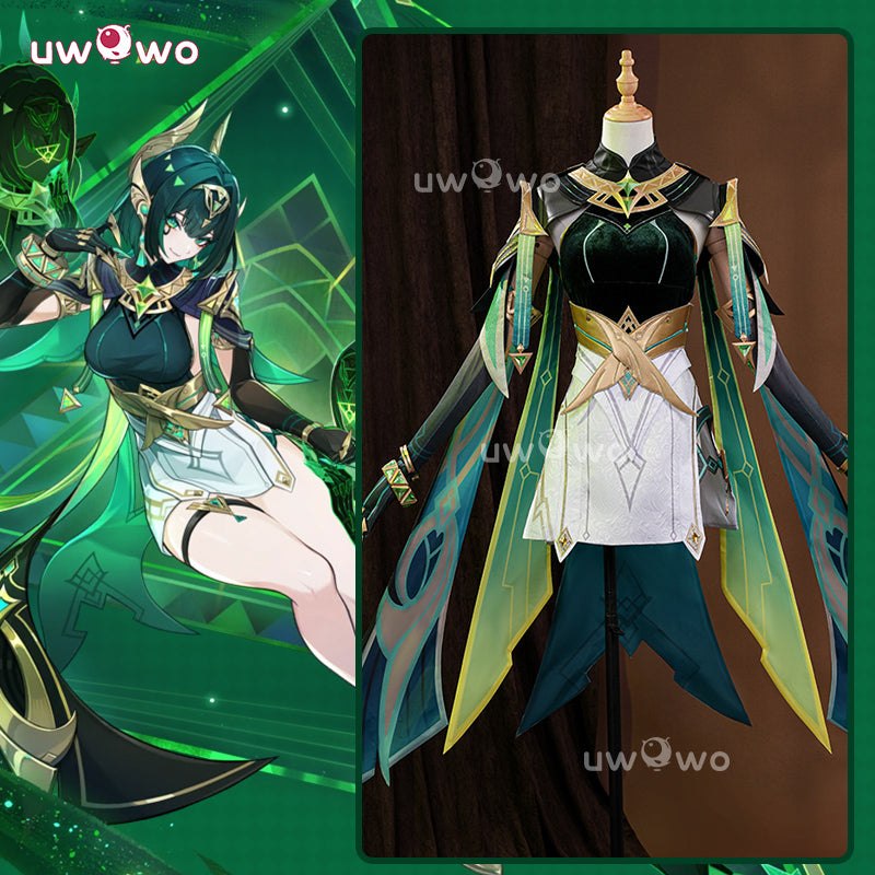 Uwowo Collab Series: Upgrade Genshin Impact Nefer Nod-Krai Cosplay Costume XS-2XL