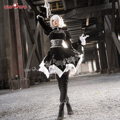 【Special Discount】Uwowo NieR:Automata A2 Past Number Two YoRHa: Pearl Harbor Descent Record Cosplay Costume