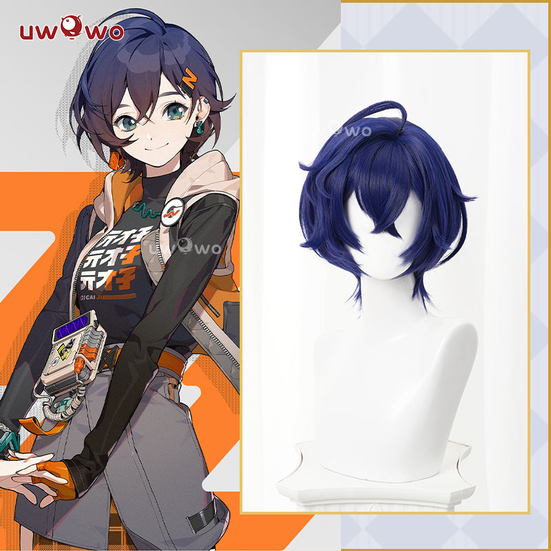 【Pre-sale】Uwowo Game Zenless Zone Zero/ZZZ Belle Cosplay Wig Short Grey Hair