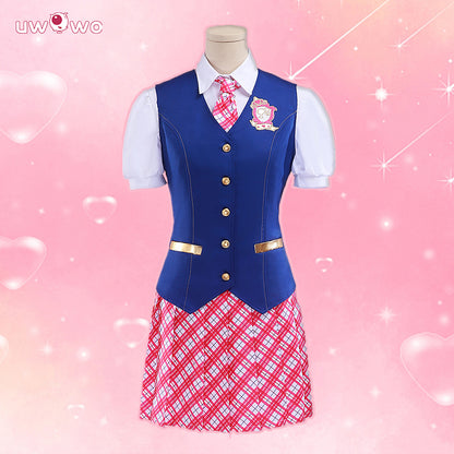 【Pre-sale】Uwowo Collab Series: Barbie Cosplay Princess Charm School Uniform Girl JK Uniform Halloween Carnival Party Dress