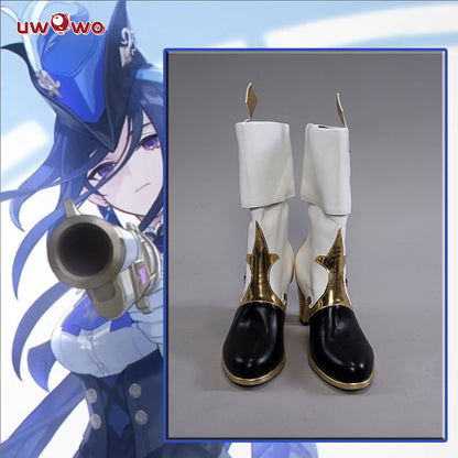 Uwowo Game Genshin Impact Fontaine Clorinde Cosplay Shoes Boots