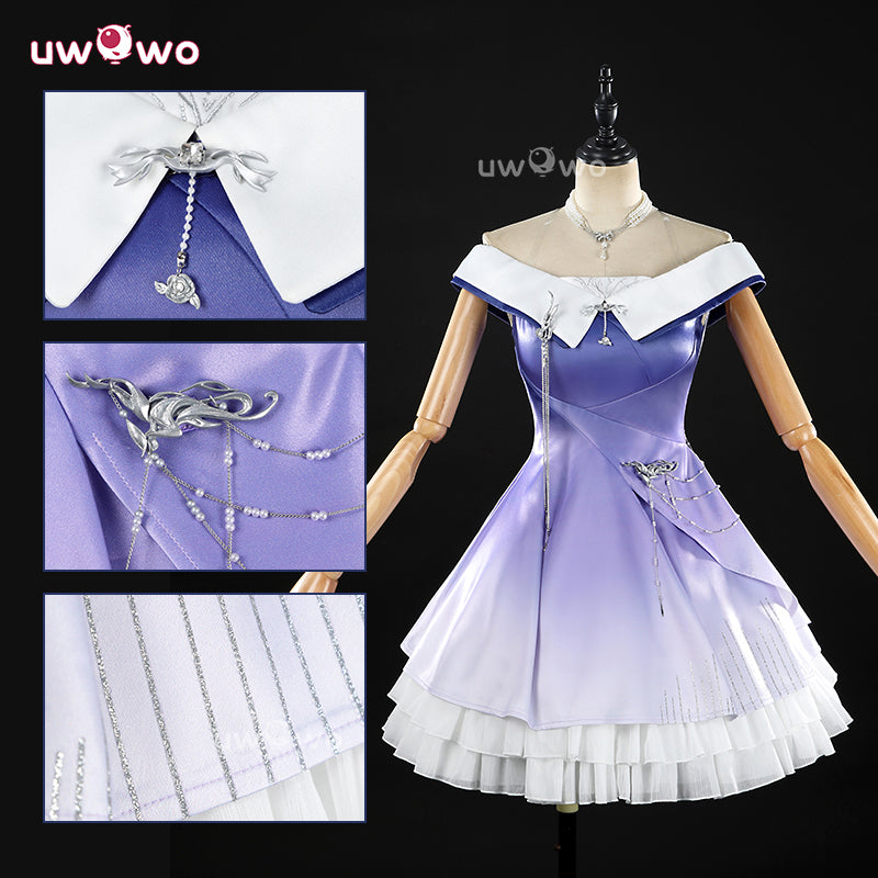 Uwowo Collab Series: Love and Deepspace MC's Galactic Swirl Moonveil Dream Couple Cosplay Costume XS-2XL