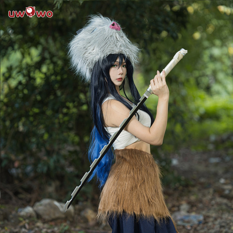 Costplay Inosuke Uwowo Anime Cosplay Hashibira Inosuke Female Halloween Costume – Uwowo ...