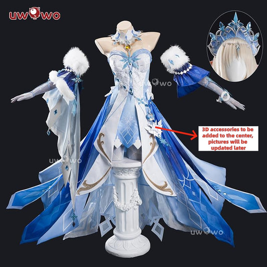 SEP PRESALE Uwowo Genshin Impact Tsaritsa Anastasya Snezhnaya Queen Cryo Archon Cosplay Costume S-XXXL