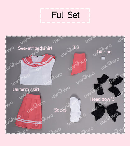 【Pre-sale】Uwowo Collab Series: FGO Fate Apocrypha Rider Astolfo Cosplay Costume JK School Uniform