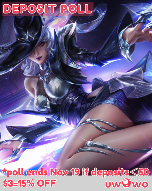 Uwowo Deposit Poll - Evelynn Prestige Heatbringer WR Cosplay Costume
